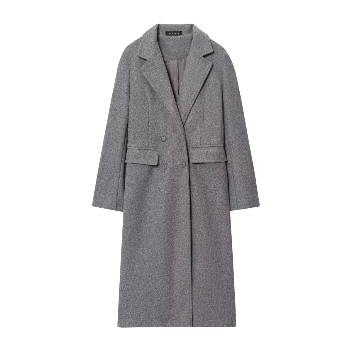VALÉRANE | Bordeaux Double-Breasted Coat