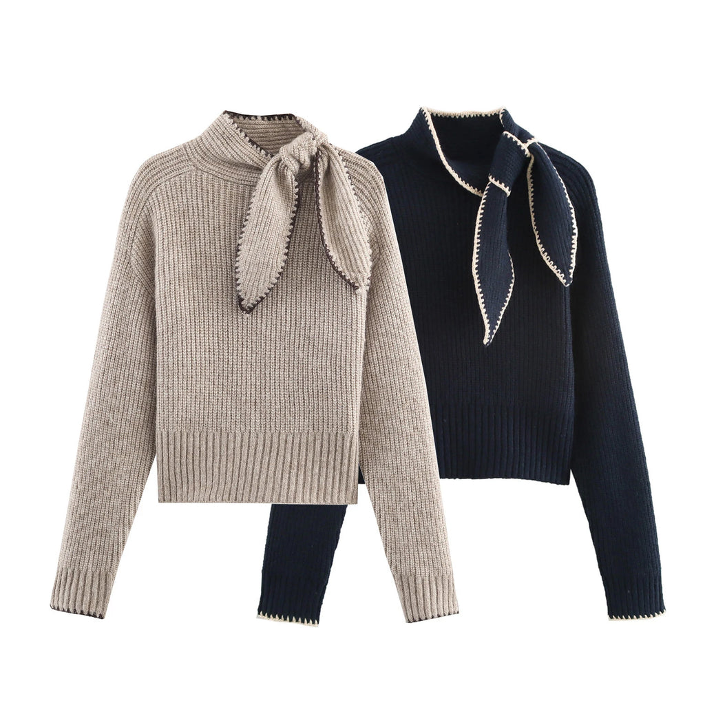 VALÉRANE | Éclat Bow-Neck Sweater