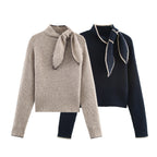 VALÉRANE | Éclat Bow-Neck Sweater