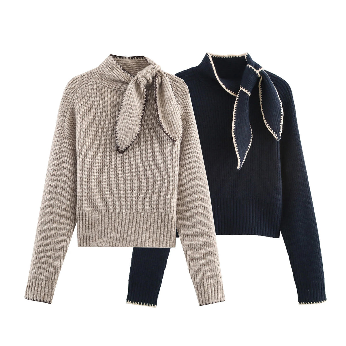 VALÉRANE | Éclat Bow-Neck Sweater